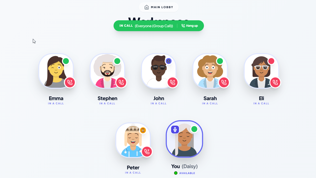 Jump into conversations