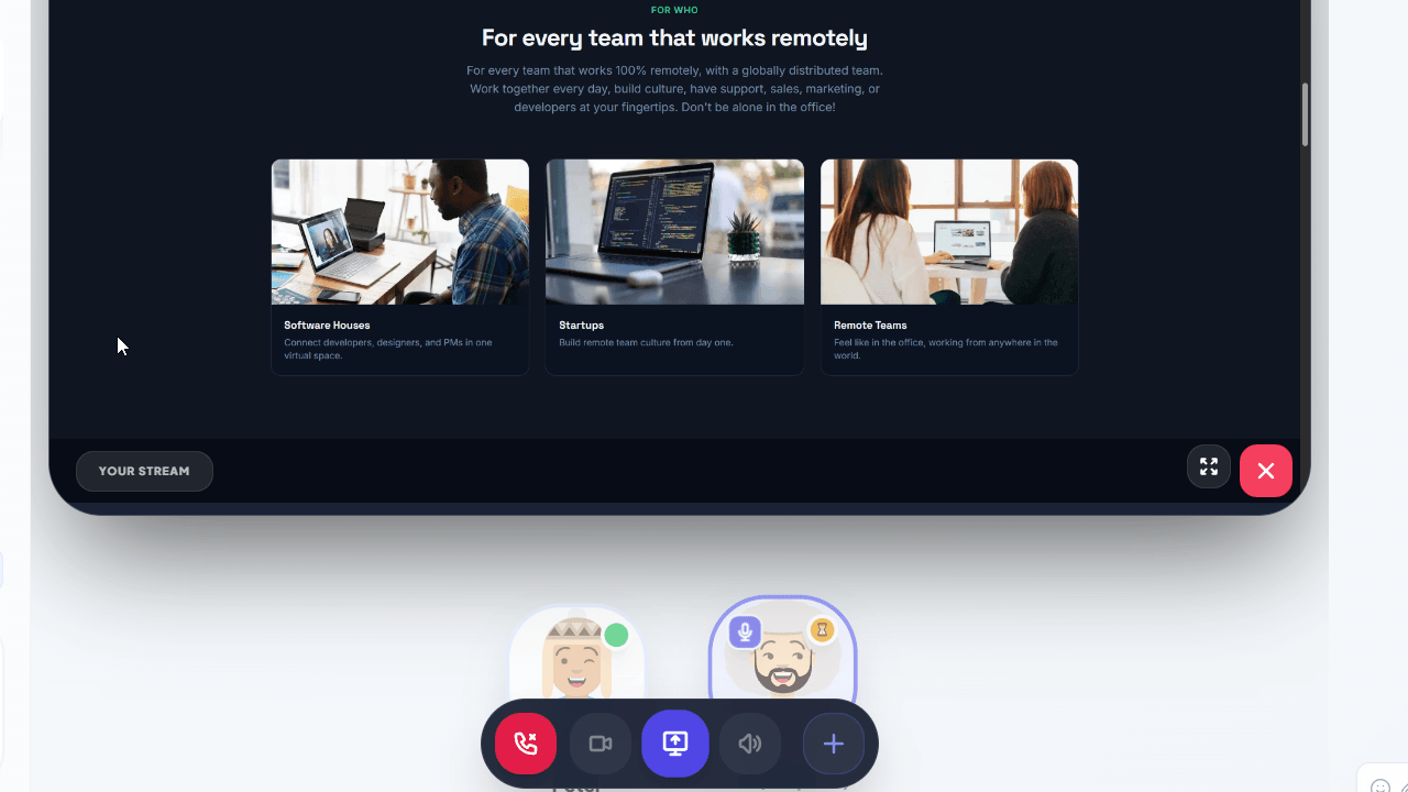 Share your screen without friction